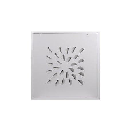 Diffuseur décoratif Avec plénum Blanc 675x675 mm