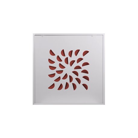 Diffuseur décoratif Avec plénum Rouge 600x600 mm Diffuseur décoratif Avec plénum Rouge 600x600 mm