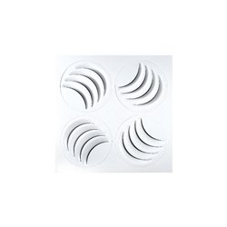 Diffuseur décoratif multi-directionnel 675x675 mm Piquage supérieur