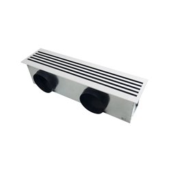 Diffuseur linéaire à fentes laqué blanc 4 fentes 1195x296 mm