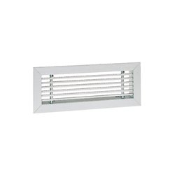 Grille de soufflage linéaires anodisée 1500x200 mm