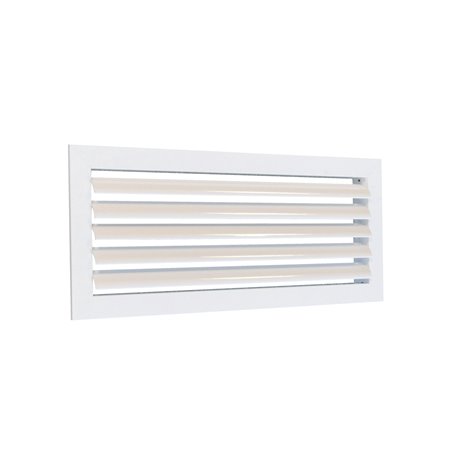 Grille de soufflage simple déflexion fixation par clips 300x150 mm