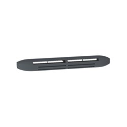 Entrée d'air hygroréglable acoustique + rallonge acoustique 39 dB Gris anthracite