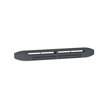 Entrée d'air hygroréglable acoustique + rallonge acoustique 39 dB Gris anthracite Entrée d'air hygroréglable acoustique + rallonge acoustique 39 dB Gris anthracite