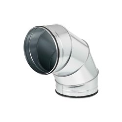 Coude 90° À secteur galva avec joints Ø450 mm