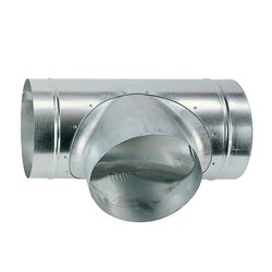 Té 90° Galva standard Ø450 / 200 mm