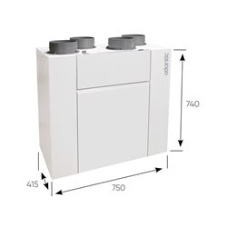 VMC double flux Optimocosy HR Access Télécommande sans fil