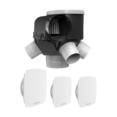 VMC simple flux Autocosy Kit avec 3 bouches Line VMC simple flux Autocosy Kit avec 3 bouches Line