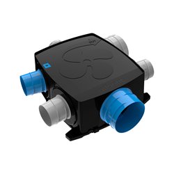 VMC Simple Flux Kit + 3 bouches Line Autocosy iH Flex