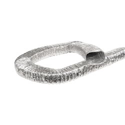 Conduit souple ⌀ 80mm L 6m aluminium rectangulaire