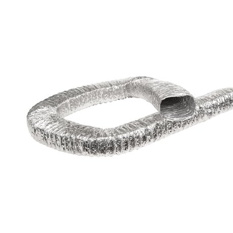 Conduit souple ⌀ 80mm L 6m aluminium rectangulaire