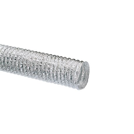 Conduit souple ⌀125 mm L 10m aluminium circulaire