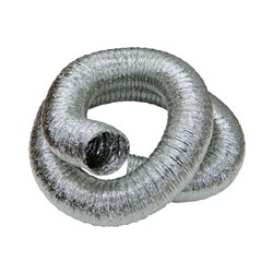Conduit souple ⌀ 125mm L 6m aluminium circulaire