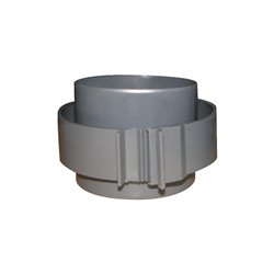 Raccord droit Ø125 mm pour gaine PEE
