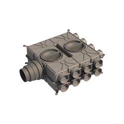 Caisson de distribution 16 piquages ⌀75 mm