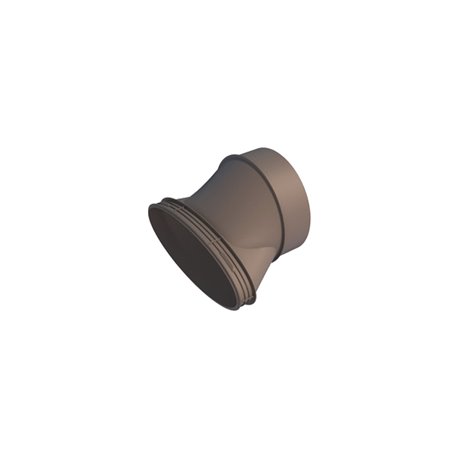 Adaptateur oval Ø 125 pour CDP 6x75