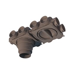 Caisson de distribution 12 piquages ⌀75 mm