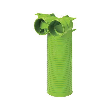 Coude mixte vertical Clip&Go Vertical Ø90 mm
