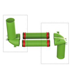 Kit Clip&Go ⌀80/90 mm Cuisine