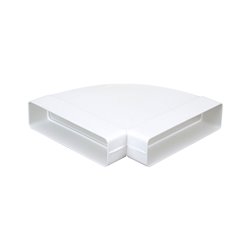 Coude horizontal 90° 55x110 mm standard