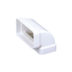 Coude vertical 90° 55x110 mm standard