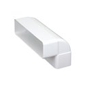 Coude vertical 90° 55x220 mm standard