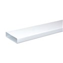 Tubes rectangles plastiques 55x220 mm 3m