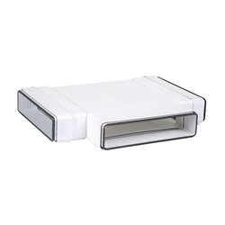 Té horizontal rectangulaire avec joints 55x220mm