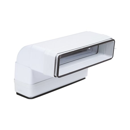Coude vertical 90° 55x220 mm avec joints