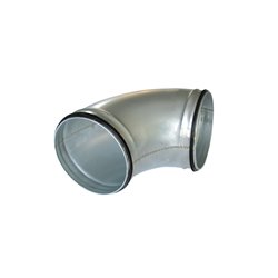 Coude 45° Embouti galva avec joints Ø80 mm