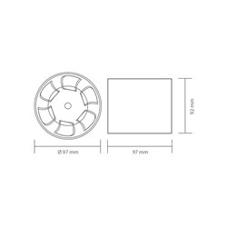Extracteur ponctuelle VCO 100 m3/h