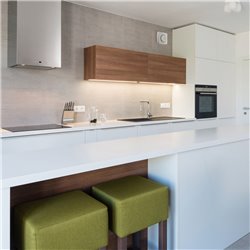 Extracteur ponctuelle Curv Flash 120 HY pour cuisine ou grande salle de bains