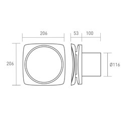 Extracteur continu Curv Genius 120 IH pour cuisine