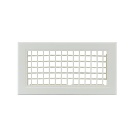 Grille de soufflage double déflexion ABS à ailettes mobiles GDF-ABS 300x100 mm