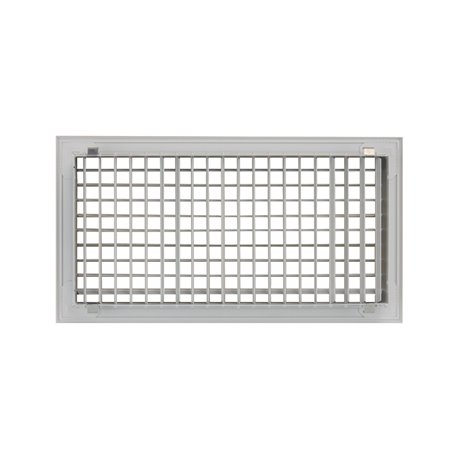 Grille de soufflage double déflexion à ailettes mobiles GDD laqué blanc 500x200 mm Grille de soufflage double déflexion à ailettes mobiles GDD laqué blanc 500x200 mm