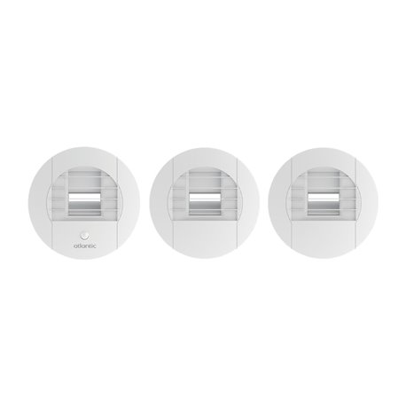 Kit Bouche VMC hygroréglable électrique lot de 3 Kit Bouche VMC hygroréglable électrique lot de 3