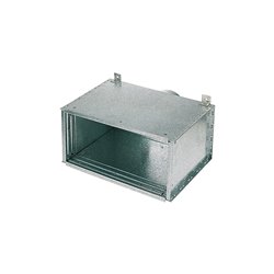 Plénum piquage axial BBG non isolé 200x100 mm Ø98 mm