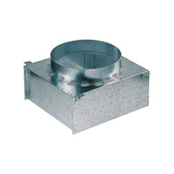 Plénum isolé pour diffuseur carré PFD 450x450 mm