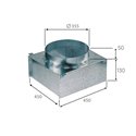 Plénum isolé pour diffuseur carré PFD 450x450 mm