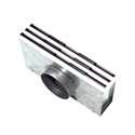 Diffuseur linéaire DFA-3F/AN + plénum isolé + piquage d'air neuf Ø125 mm 250-500 m3/h