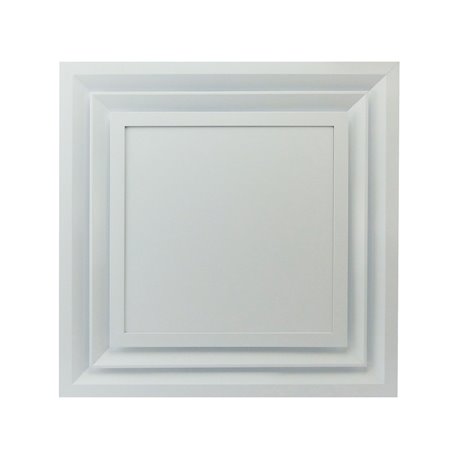 Diffuseur décoratif multi-fentes à noyau amovible DEKO 675x675 mm