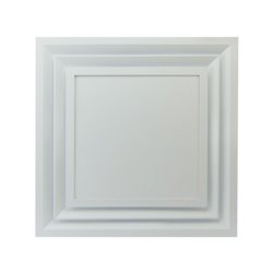 Diffuseur décoratif multi-fentes à noyau amovible DEKO 675x675 mm