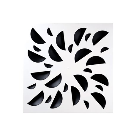 Diffuseur décoratif à segments de couleurs NEXT-KLIN 600x600 mm noir Diffuseur décoratif à segments de couleurs NEXT-KLIN 600x600 mm noir