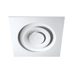 Diffuseur circulaire avec cône réglable DAC-FP 675x675 mm Ø200 mm