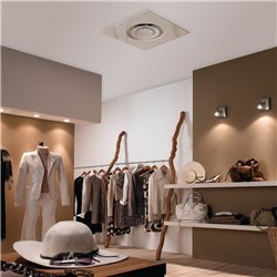 Diffuseur circulaire avec cône réglable DAC-FP 600x600 mm Ø160 mm