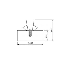 Registre RDA Ø500 mm