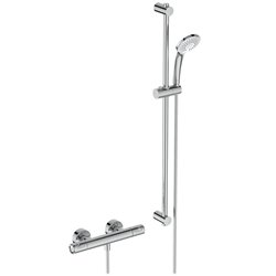 Ensemble de douche Okyris thermostatique, barre 90 cm