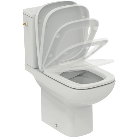 WC à poser Okyris sans bride abattant thermodur et frein de chute