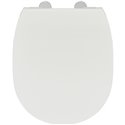 Abattant WC Ultra-fin Sanis Frein de chute Blanc