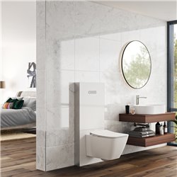 Bâti-support Prosys Neox blanc et pneumatique, réservoir 80 mm
